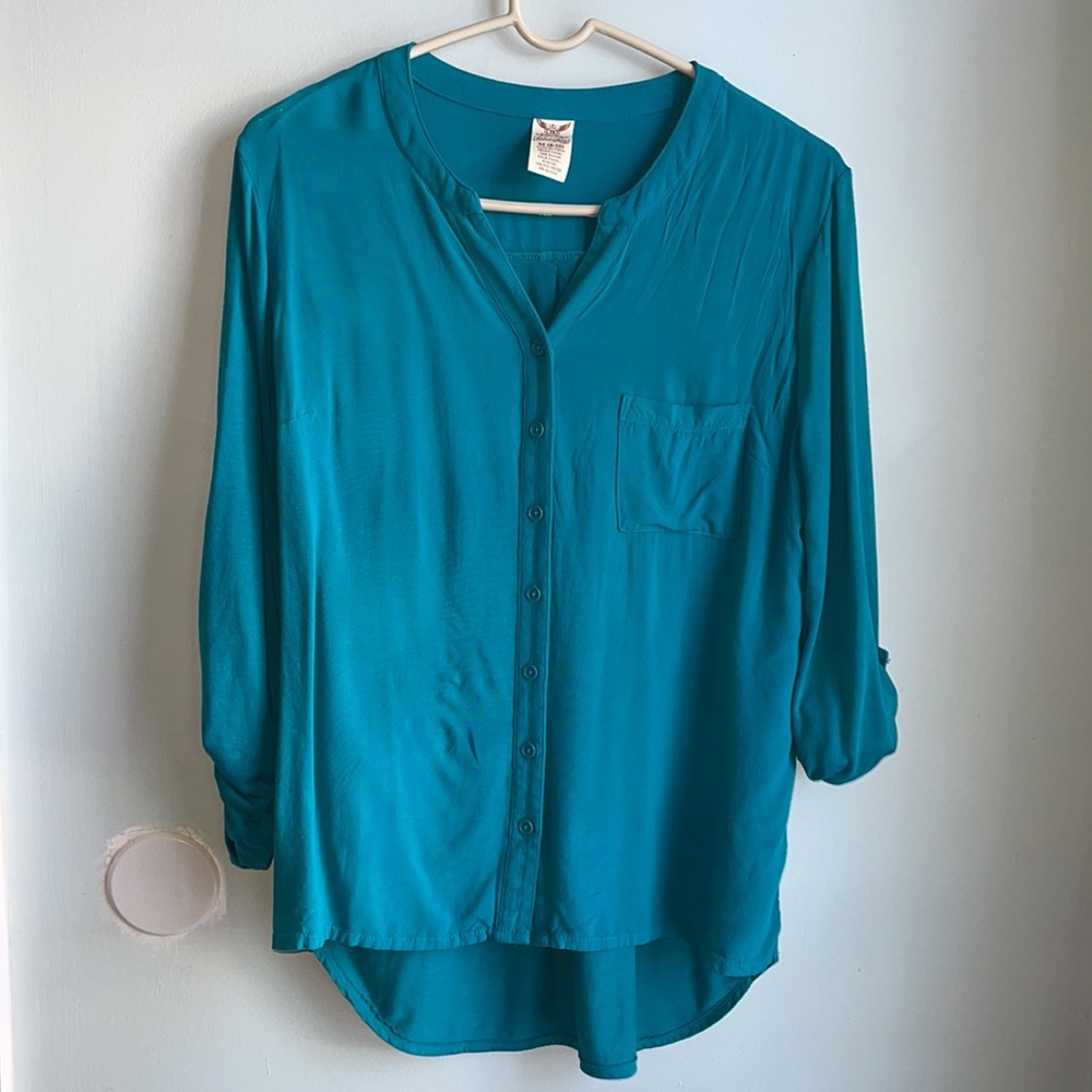 Teal Blouse